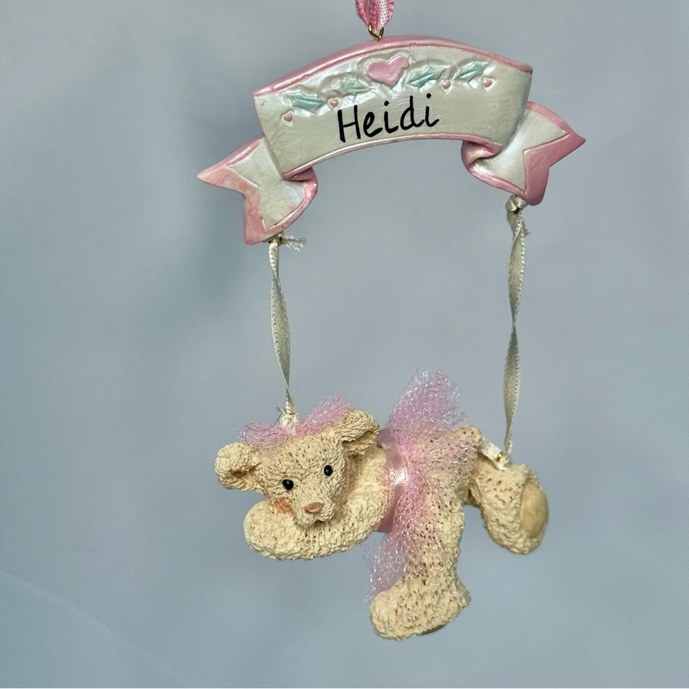 Lot of 3 HEIDI Personalized Christmas Ornaments - Picture 6 of 13